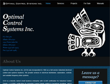 Tablet Screenshot of optimalcontrol.net